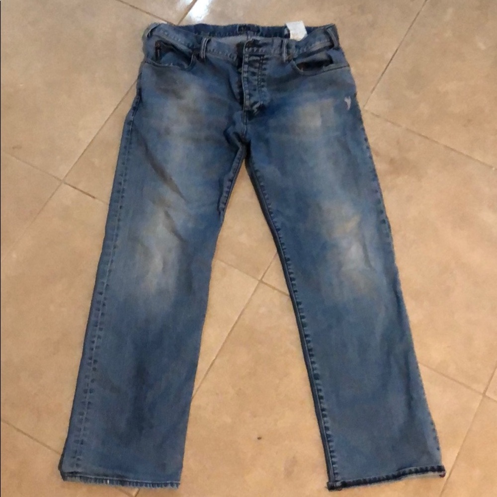 Armani jeans.
